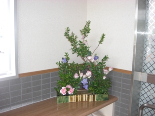 玄関の生花
